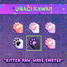 Load image into Gallery viewer, Kitty Paw Wave P2U Emotes