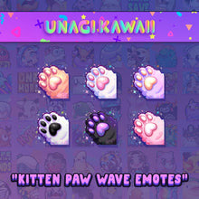 Load image into Gallery viewer, Kitty Paw Wave P2U Emotes