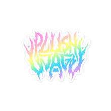 Load image into Gallery viewer, Rainbow Plushunagi Bubble-free sticker