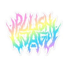 Load image into Gallery viewer, Rainbow Plushunagi Bubble-free sticker