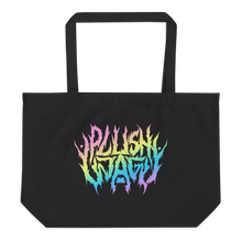 Load image into Gallery viewer, Rainbow Plushunagi Large organic tote