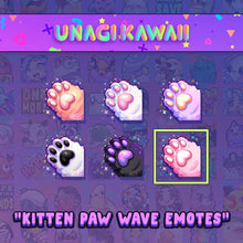 Load image into Gallery viewer, Kitty Paw Wave P2U Emotes