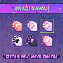 Load image into Gallery viewer, Kitty Paw Wave P2U Emotes