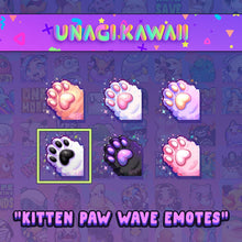 Load image into Gallery viewer, Kitty Paw Wave P2U Emotes