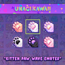 Load image into Gallery viewer, Kitty Paw Wave P2U Emotes