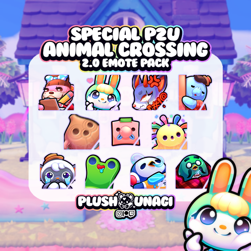 Animal Crossing 2.0 P2U Emotes