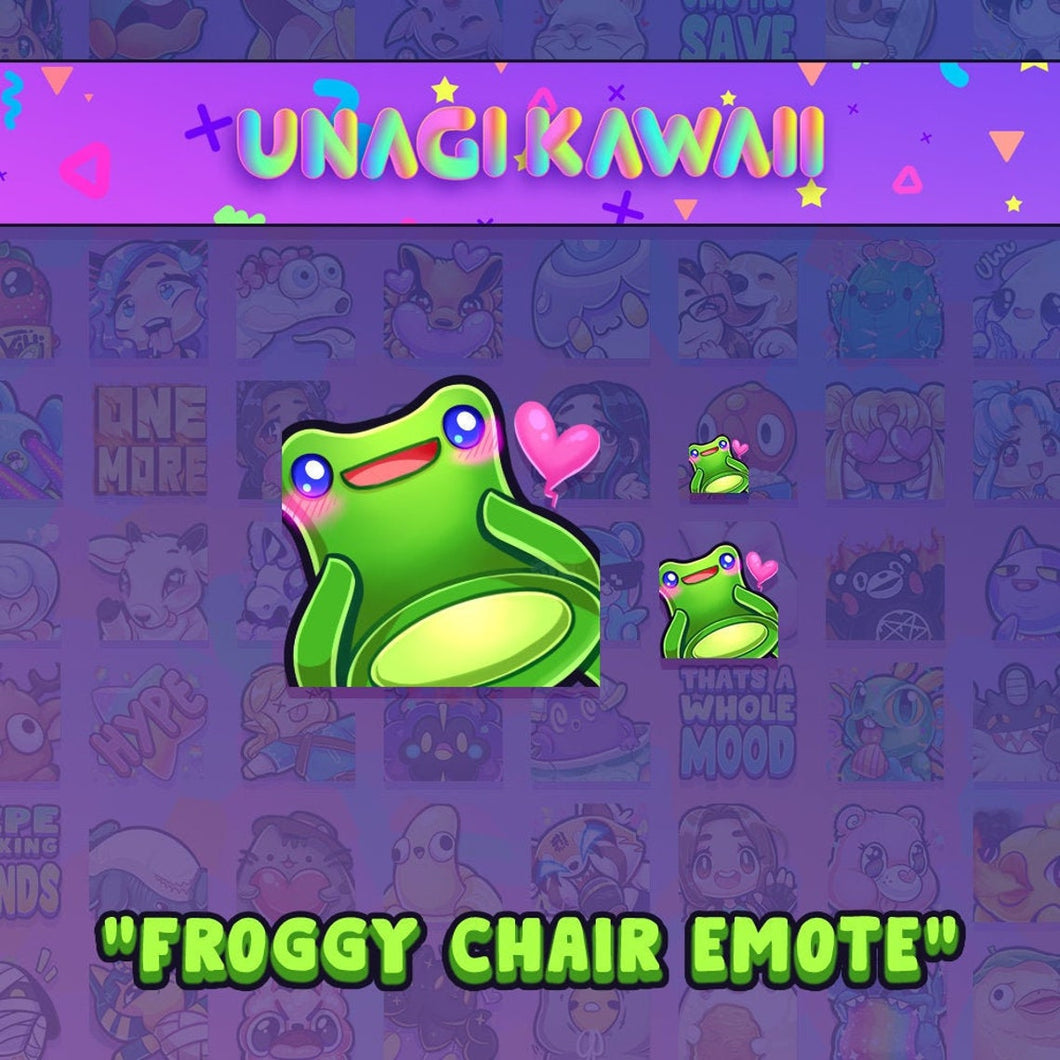 Animal Crossing Froggy Chair P2U Emote