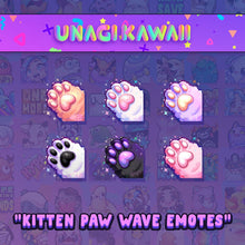 Load image into Gallery viewer, Kitty Paw Wave P2U Emotes
